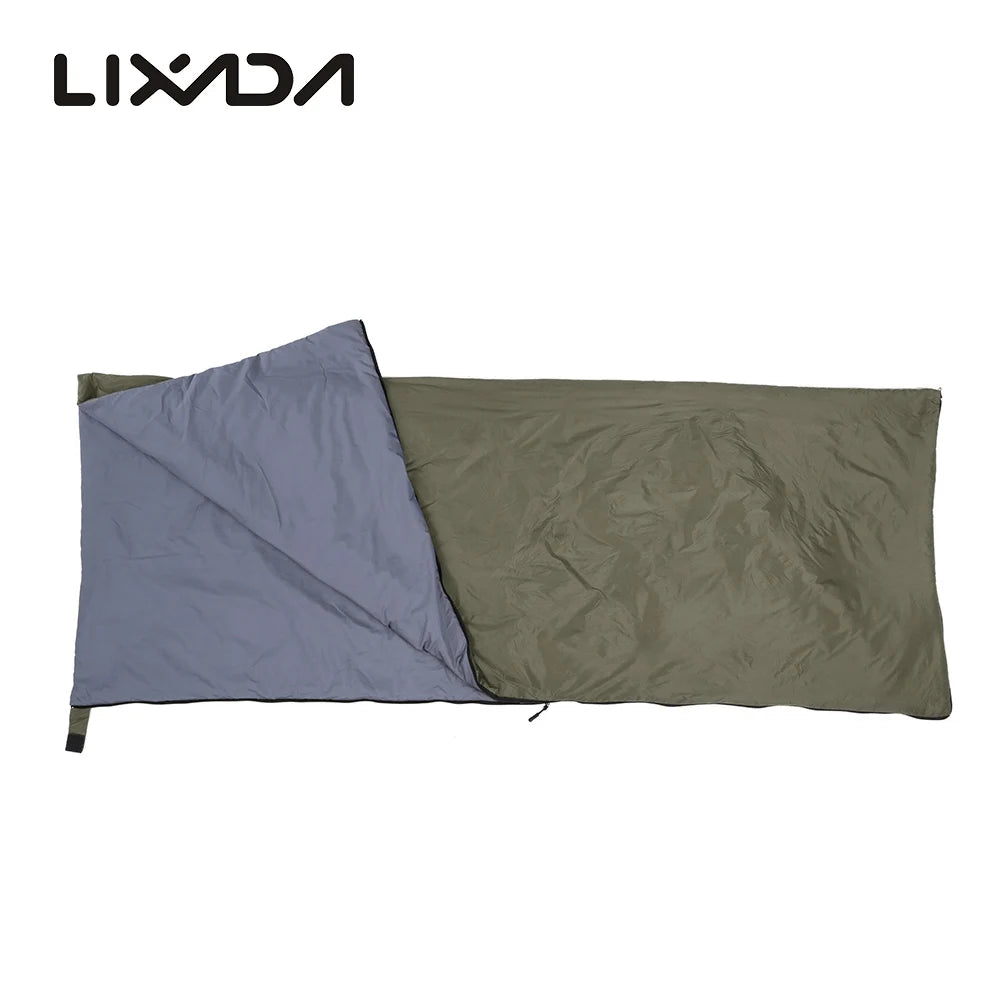 LIXADA Envelope Sleeping Bag Adult Camping Outdoor Mini Walking beach Sleeping Bags Ultralight Travel Bag Spring Autumn
