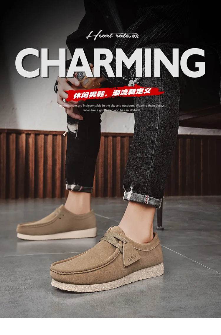Men's Trendy New Foot on Fashionable Casual Shoes Man Sneakers Popular Outdoor Versatile Comfortable Thick Soled Mens Shoes - AIAZ