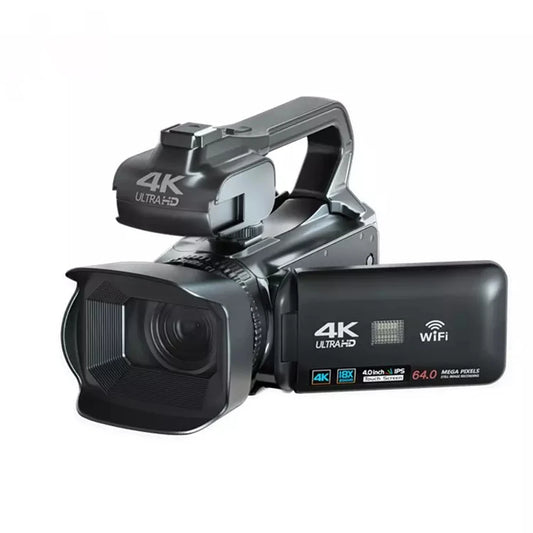 4k 60fps 64MP Youtube Video Live Stream 4.0 Rotate Touch Screen Digital Phone Webcam CMOS Camera