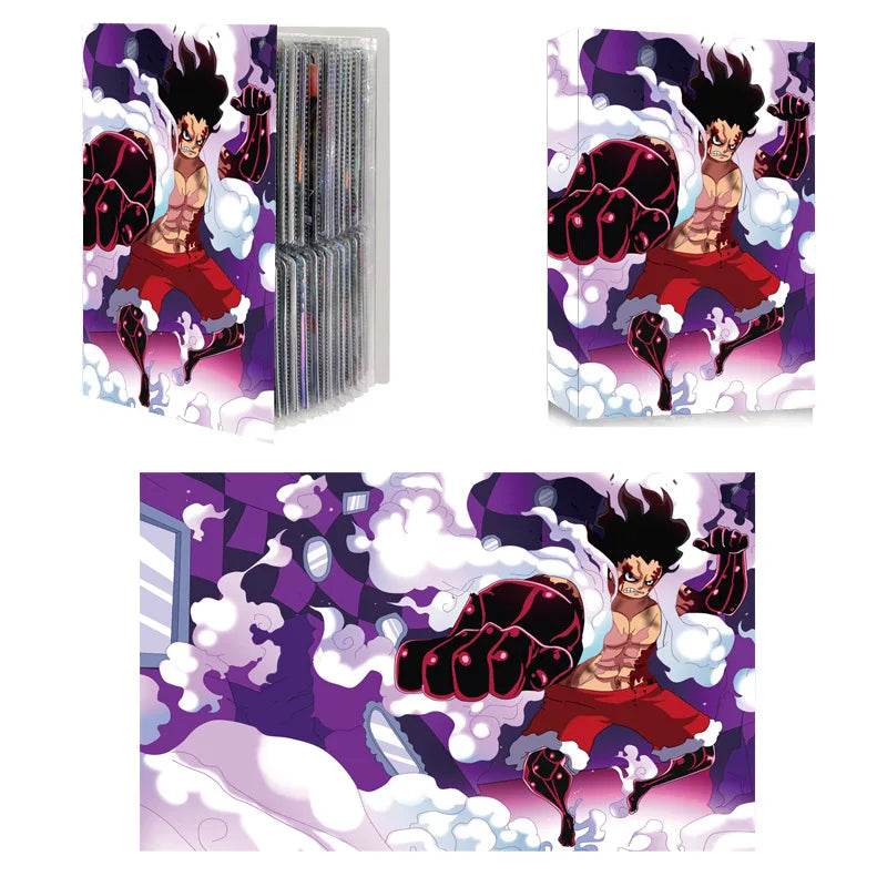 240pcs Card Album Book Naruto Dragon Ball Goku Vegeta ONE PIECE Luffy Zoro Map Letter Holder Binder Card Notebook Collection Toy - AIAZ
