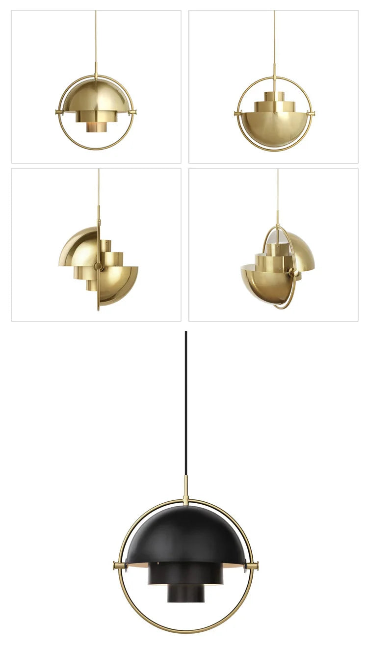 Danish Designer Iron Blue Pendant Lamp for LOFT Bedroom Kitchen Dining Room Hanging Light House Decor LED Lighting