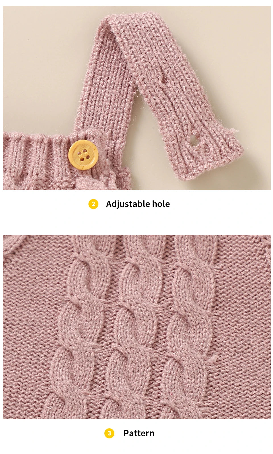 Infant Boys Girls Sleeveless Rompers Clothes 0-18m Newborn Babies Solid Color Knitted Jumpsuits Outfit Spring Fall Children Wear