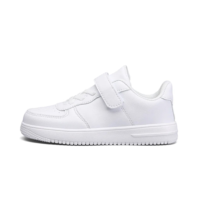 Black Children Shoes Boys Sneaker 6 To 12 Years 2024 New School Leather Kids Casual Sneaker Tennis Sports Shoes for Boy