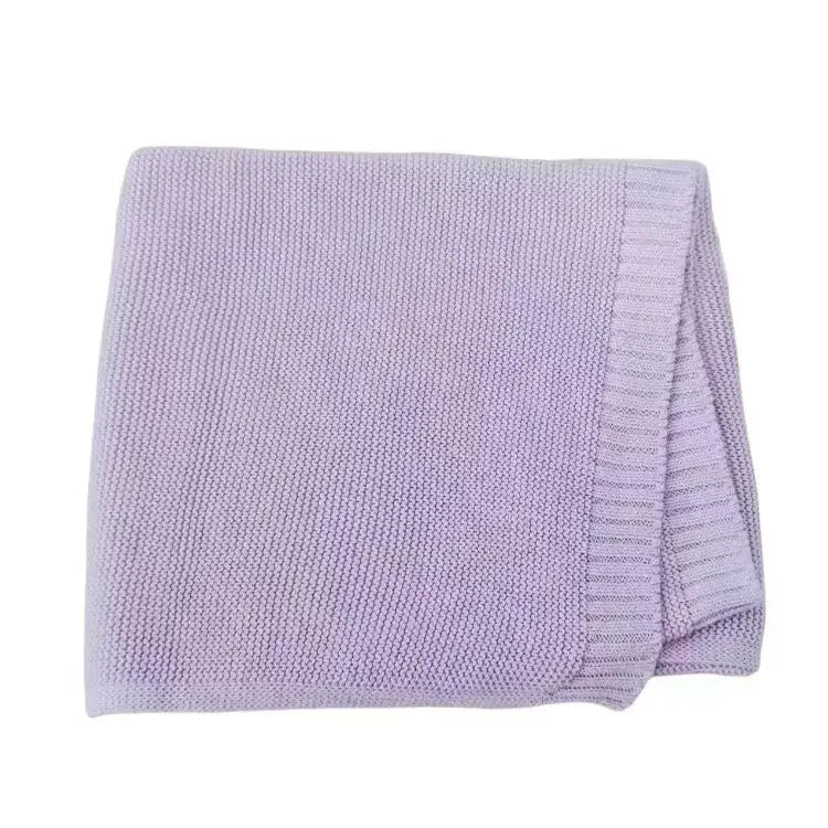 Personalized Baby Blanket Cotton Stroller Blanket Hug Quilt Knitted Cotton Birthday Gifts Bebé Bedding Swaddle Girls Boys Item
