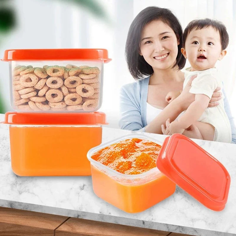 5Pcs Mini Small Snack Organizer Ketchup Salad Seasoning Portable Food Container Kitchen Seasoning Storage Container