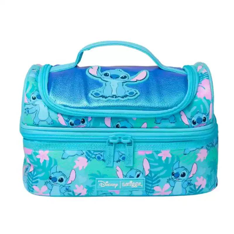 Genuine Smilgle Stitch Backpack Large Capacity For Primary And Secondary School Students Cartoon Lunch Bag Water Bottle Gifts - AIAZ
