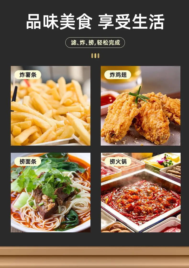 304 Stainless Steel Kitchenware Household Anti-scald Walnut Handle Cooking Spatula Set