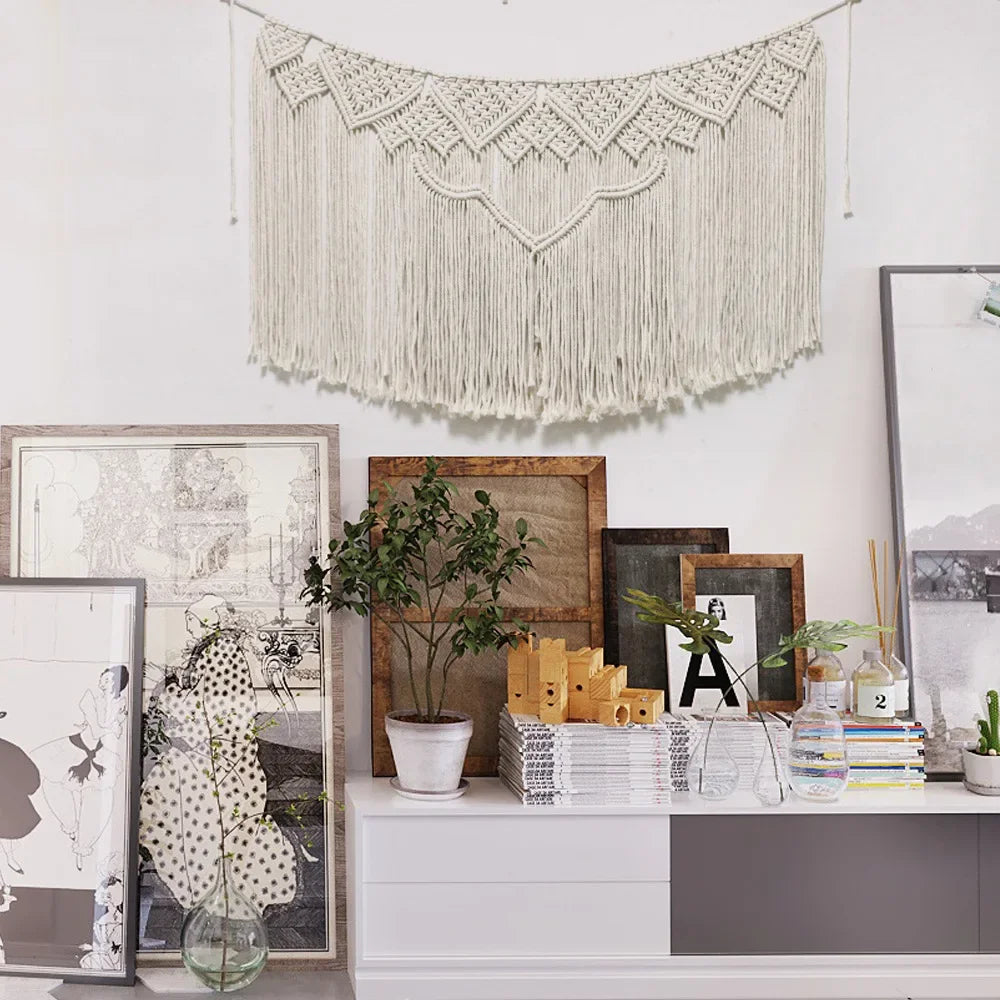 Wall Decoration Handwoven Tapestry Home Wall Decor Background Wall Decor Bohemian Hanging Decoration Wedding Decoration