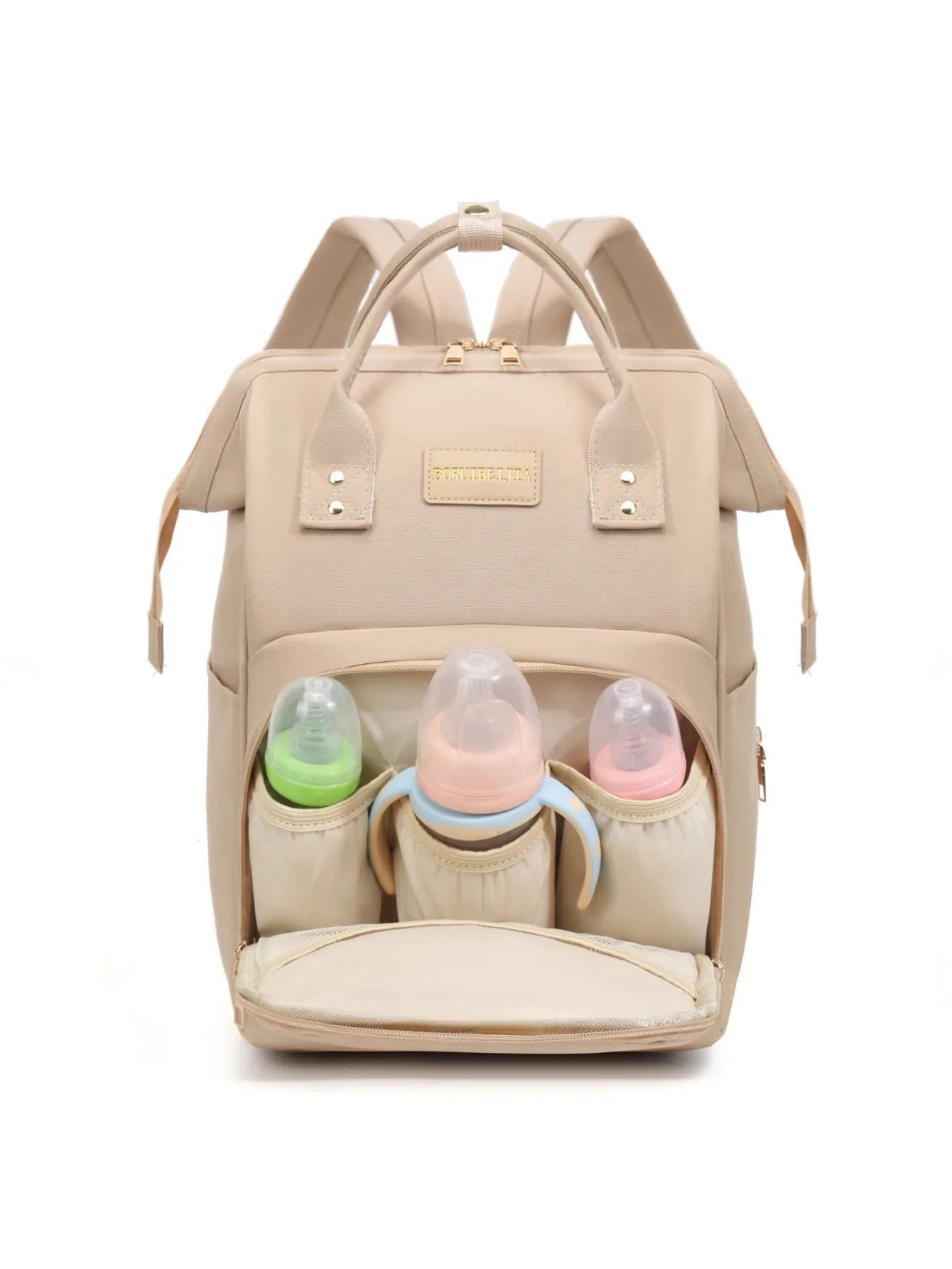 Baby Travel Backpack Diaper Mummy Bag Large Capacity Nappy Bag Material Handbag For Baby Outdoor Travel Bag For Baby Care Stuff