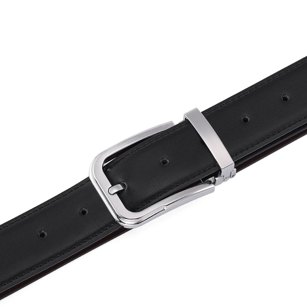 Pin Buckle Cowskin Belts for Men High Quality Men's Leather Belt Designer Strap Male Fashion Luxury Brand Waist Accessories