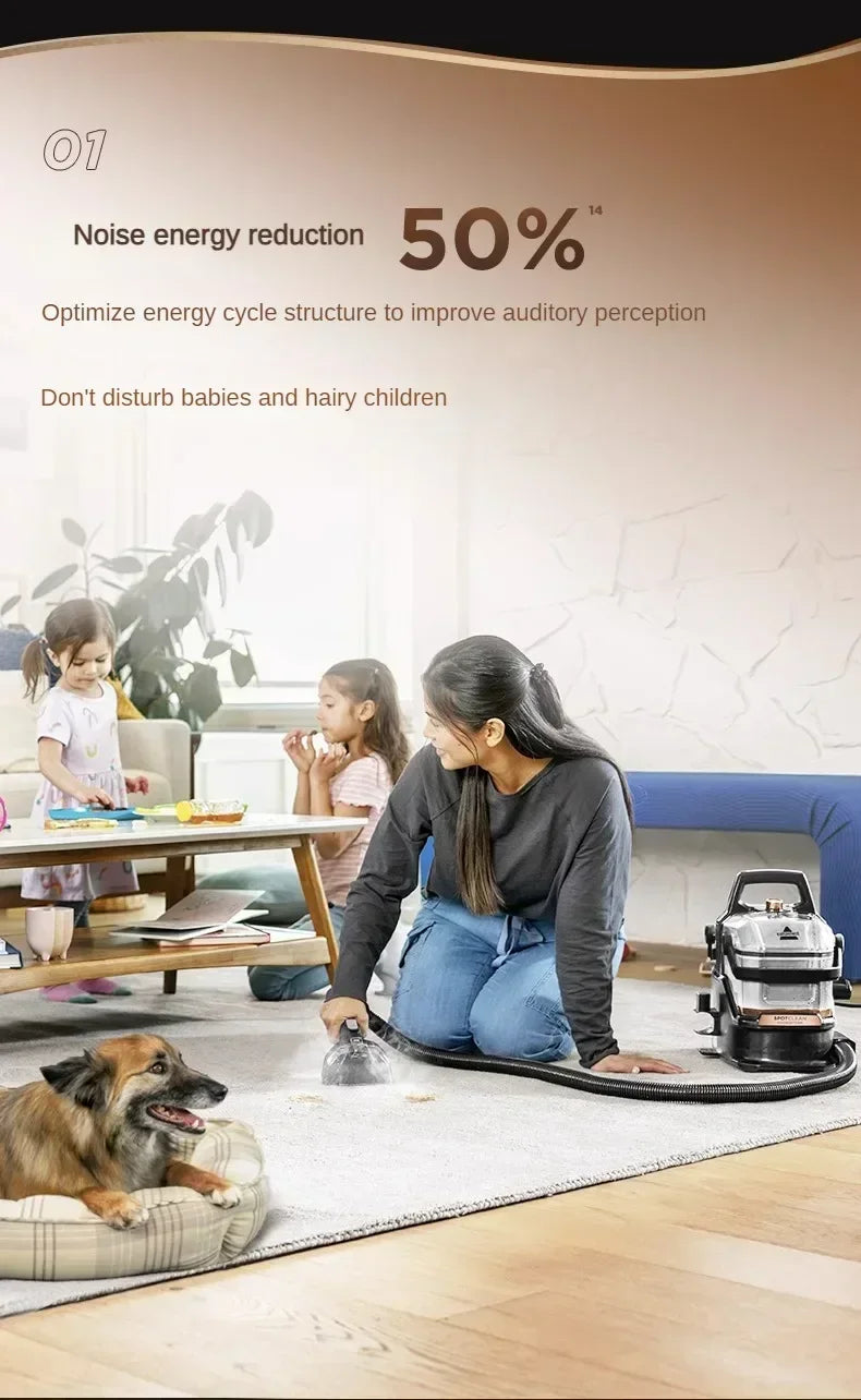 BISSELL 3697Z Sofa Fabric Cleaning Machine Steam Carpet Mattress Pumping Small Steam Dragon Home Appliances 11900Pa 220V
