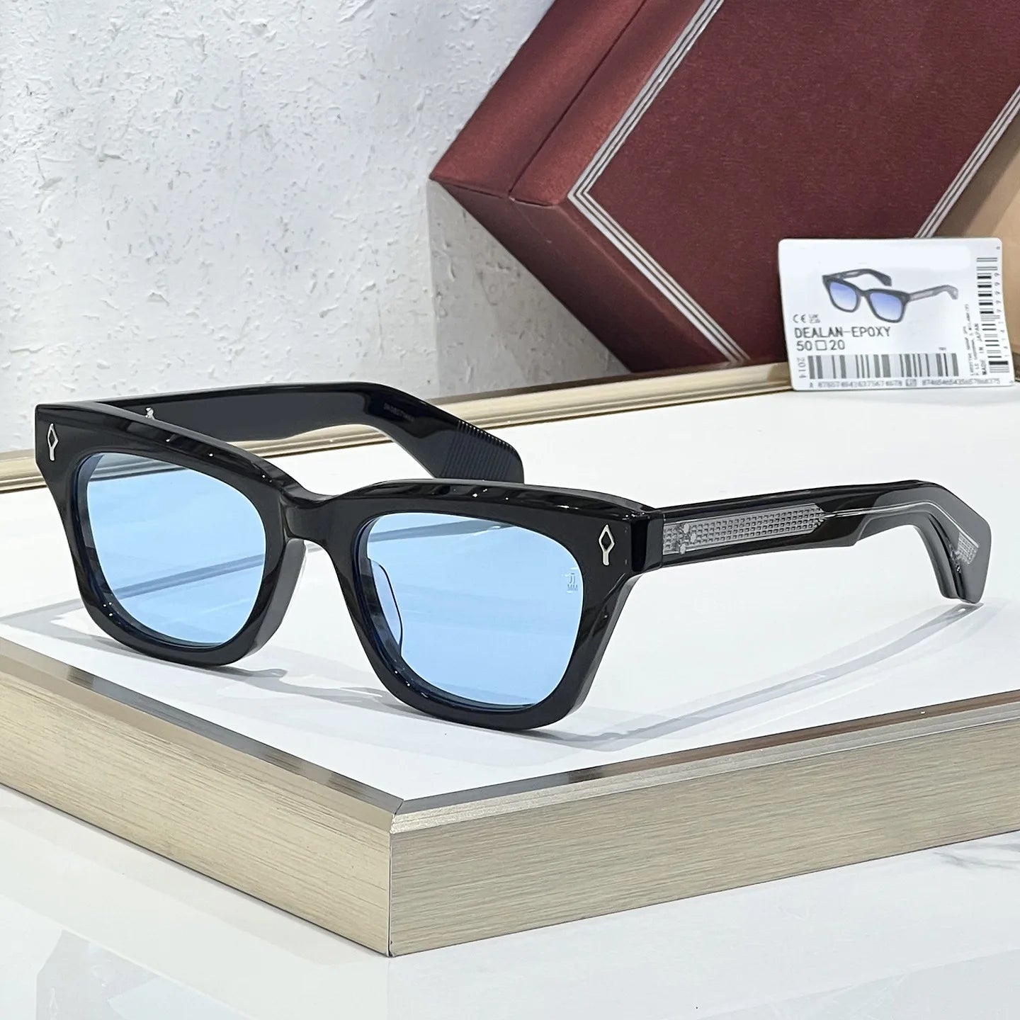 Photochromic Lense DEALAN EOPXY Thick Acetate Business Sunglasses Women Cat Eye Vintage Retro Outdoor Eyewear Shades For Sun