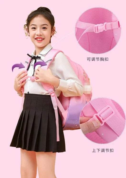 School Rolling backpack Bags school wheeled backpack for girls kids School trolley bag for girls school bag wheels for girls - AIAZ