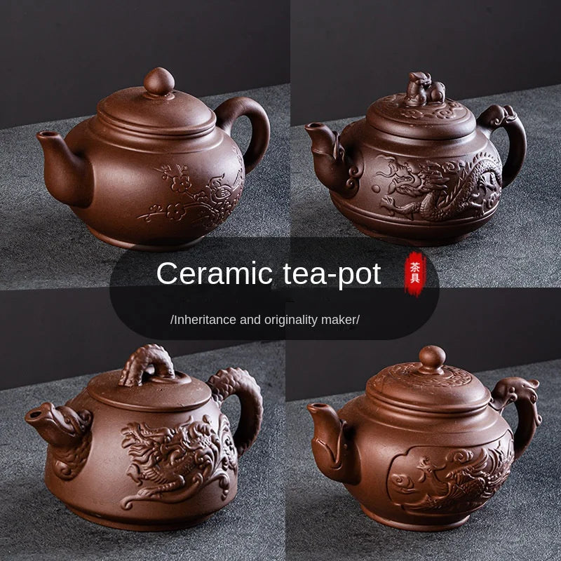 Pot for Tea Sets Hot Selling Purple Clay Pots Yixing Clay Kettle Teapot Set Samovar Oriental Moroccan Teapot and Cup Set Gaiwan