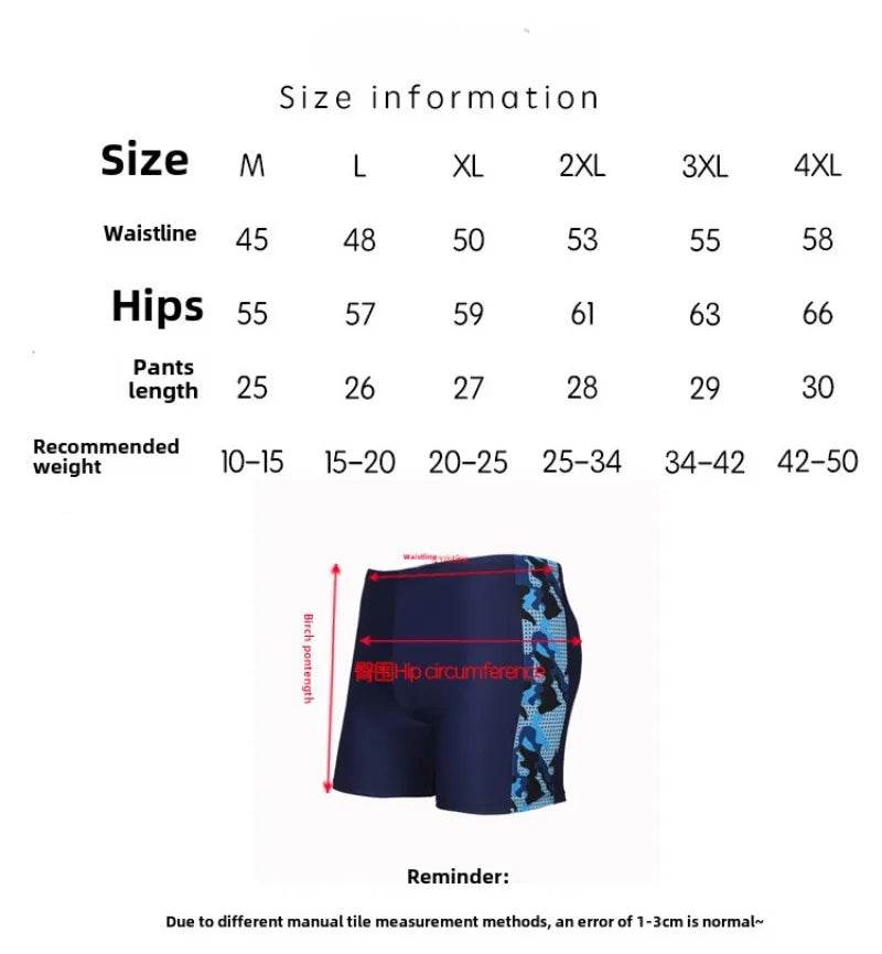 2-piece Set of Summer Children's Swim Trunks Swim Caps Boys' Swimwear Quick Drying Shorts Cartoon Print Beach Swimwear Ages 4-16 - AIAZ
