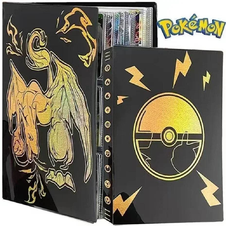 2025 New 9-Pocket Page 432Pcs Holder Album Toys Collections Pokemones Cards Album Book Top Loaded List Toys Gift for Children - AIAZ