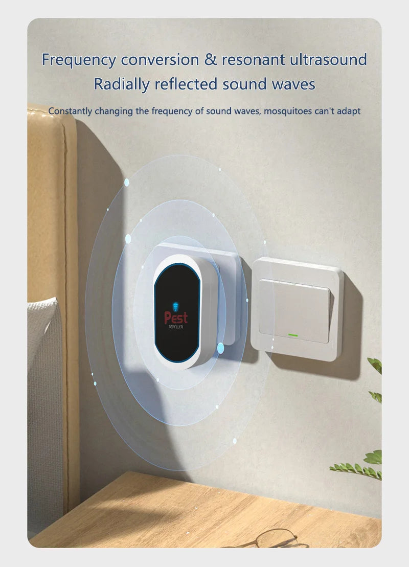 XIAOMI Ultrasonic Electronic Insect Repellent And Mouse Repellent Household Insect Repellent Mini Mosquito Repellent Silent Safe
