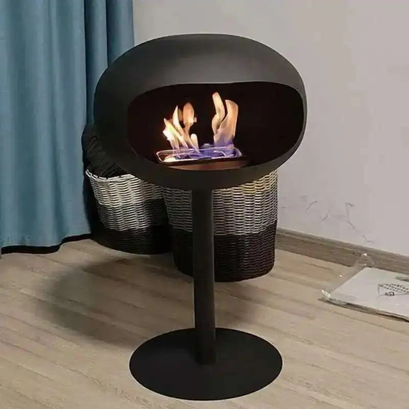 Nordic Wrought Iron Fireplaces Creative Villa Home Decor Living Room Art Heating Heater Modern Designer Floor-standing Ornaments
