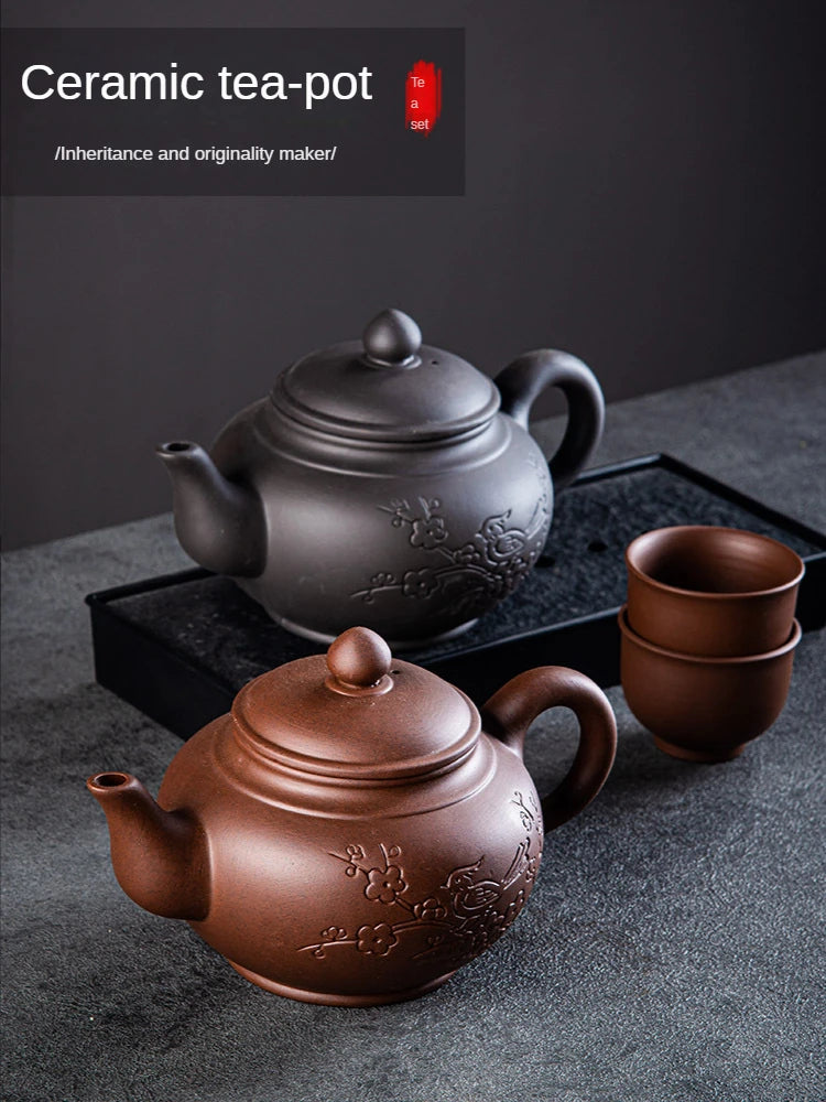 Pot for Tea Sets Hot Selling Purple Clay Pots Yixing Clay Kettle Teapot Set Samovar Oriental Moroccan Teapot and Cup Set Gaiwan
