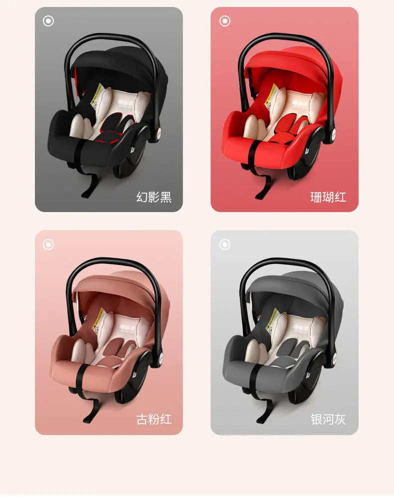 Newborn Safety Seat Child Baby Car Baby Stroller with Portable Carrying Basket To Coax Sleep Rocking Chair