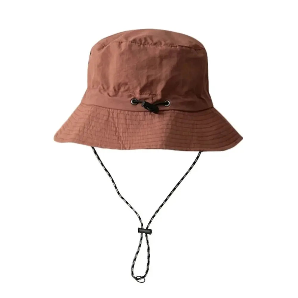 Summer Sun Protection Waterproof Fisherman hat Bucket Hat Camping Hiking Cap With Storage Bag Anti-UV Sun Hat Mountaineering Cap