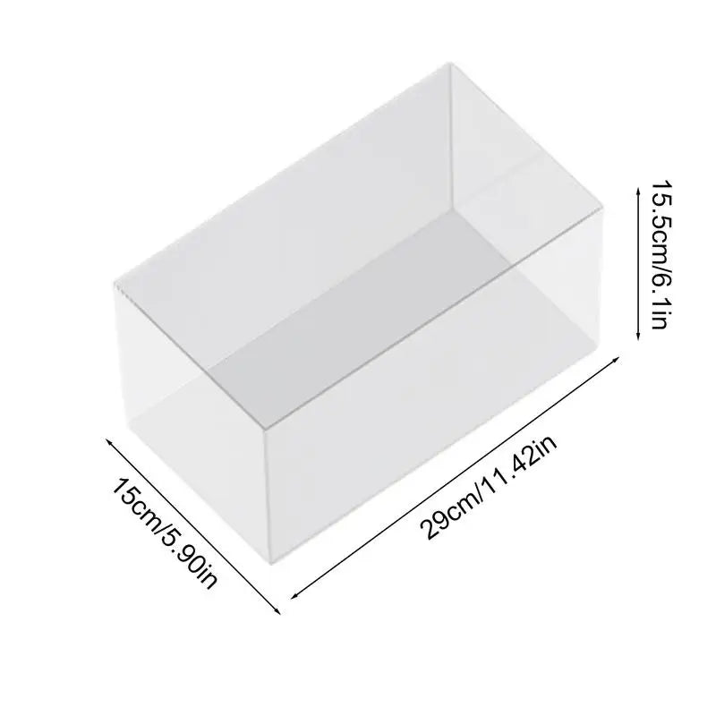 Small Aquarium Betta Tank Frameless Extra Clear Bowl For Crab Spider Terrariums Mini Habitat Temporary Space Men Women Nature