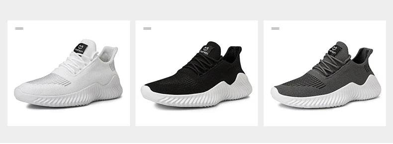 Shoes for Men Designer Men Shoes Breathable Mesh White Men's Tennis Trainers Male Casual Sneakers Zapatos Hombre Tenis Masculino - AIAZ