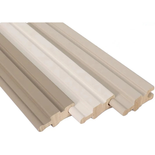 6 pieces 2.3M Rotating Solid Wood Grille Panel - Small Great wall Wrapped Cylinder Curved Internet Red Background Wall