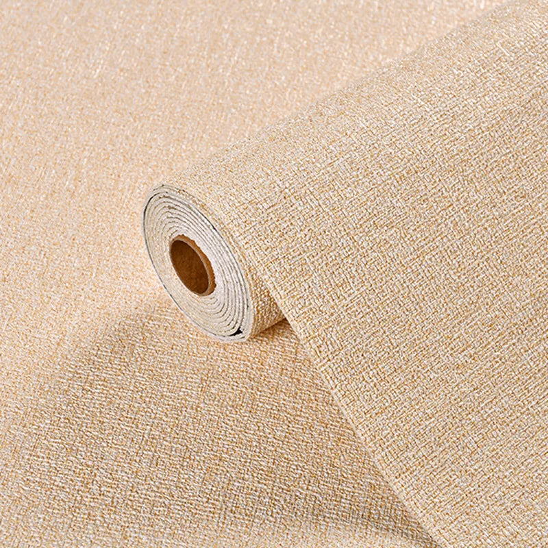 Self Adhesive 3D Panel Linen Wallpaper Foam Soundproof Waterproof 3D Diatom mud Wall Sticker modern simple Bedroom Wallpaper