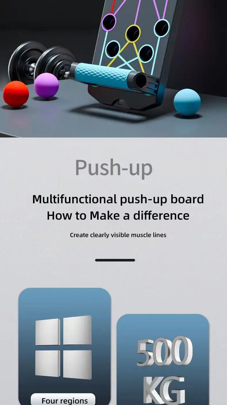 Folding Push-up Board Support Muscle Exercise Multifunctional Table Portable Fitness Equipment Abdominal Enhancement Support