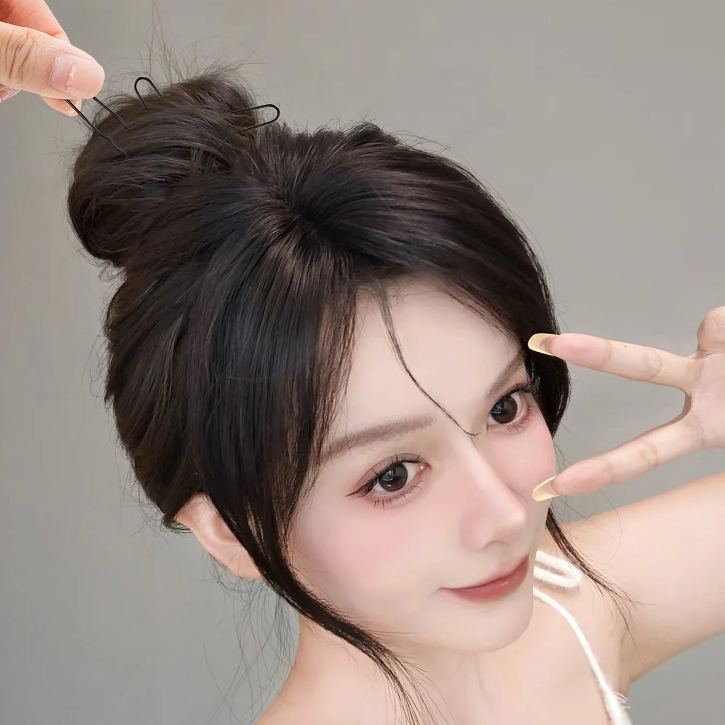 5/6/7cm Black Hair Clips U-Shaped Bobby Pin Invisible Wavy Hairpin Hairstyle Styling Metal Hair Grip Barrette Hair Accessories