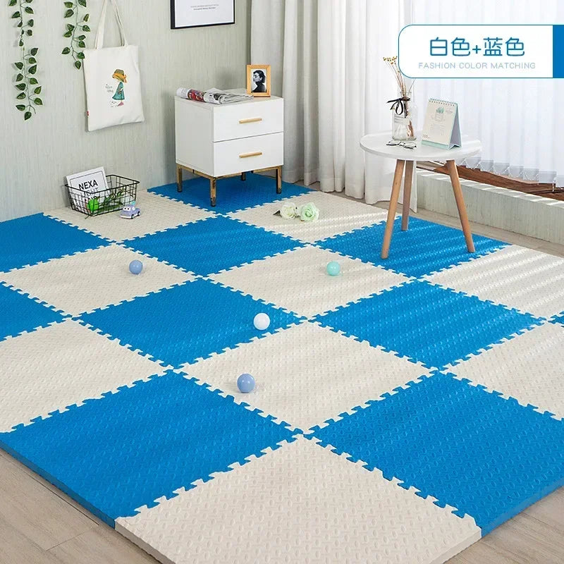 30x30x1cm Baby Play Mats Plain Color Puzzle Mats EVA Foam Mat Kids Jigsaw Mats For Bedroom Protective Floor Tiles Mat Baby Games