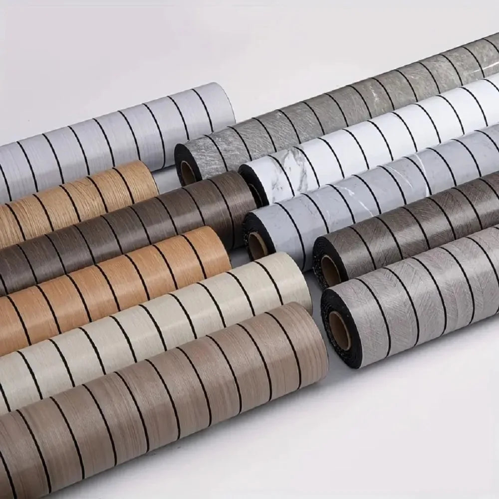 Extra thick 3D retro wood grain self-adhesive wallpaper - perfect for DIY ceiling and wall projects, SXP resin, removable and wa