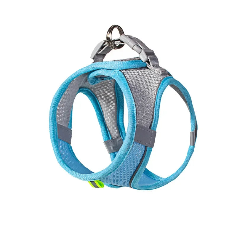 Cats Dog Accessories Small Dog Collar Safety Vest Pet Chest Rope Dogs Cover Breathable Adjustable Harnesses Supplies Products
