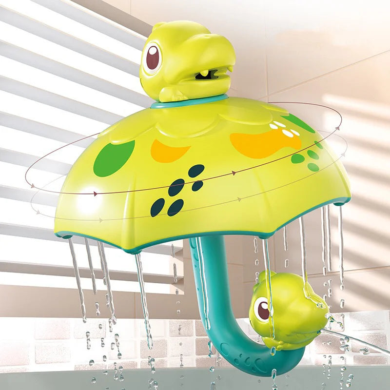 Funny Baby Bath Shampoo Rinse Cup Cartoon Shower Spray Water Dinosaur Umbrella For Baby Bath Shower Playing Gifts