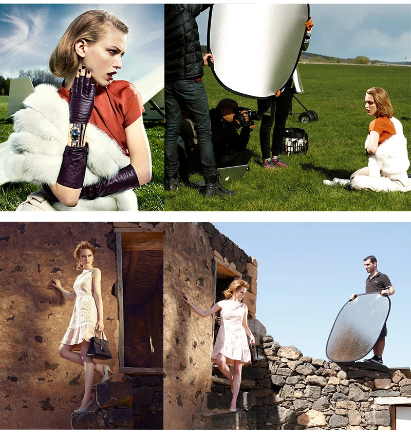 Selens Portable 5 in 1 Reflector 60x90cm Oval Round Reflector Photography Accessories Diffuser Photo Studio Kits fotografia 반사판