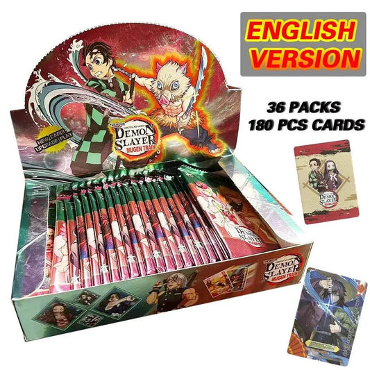 Flash Demon Slayer Cards Mugen Train SSP Card Ultra Rare Card Tanjirou Kamado Nezuko Character Collection Card - AIAZ