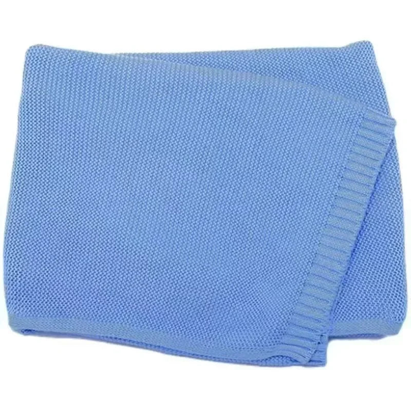 Personalized Baby Blanket Cotton Stroller Blanket Hug Quilt Knitted Cotton Birthday Gifts Bebé Bedding Swaddle Girls Boys Item