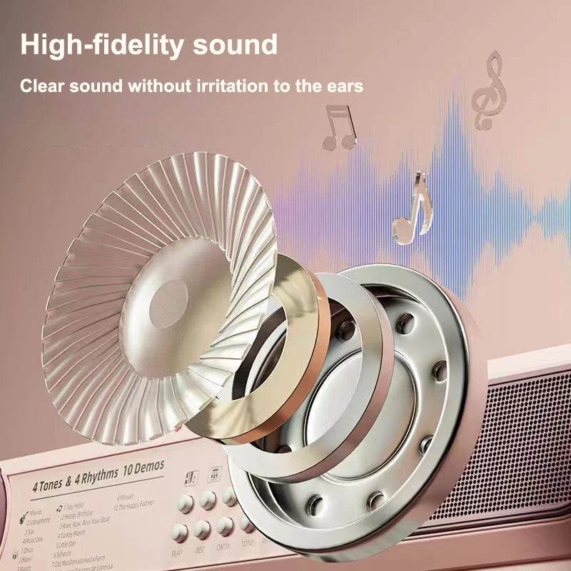 Children's Piano Keyboard 37 Keys Multifunctional Electronic Piano with Microphone Children's Early Education Educational Toys - AIAZ