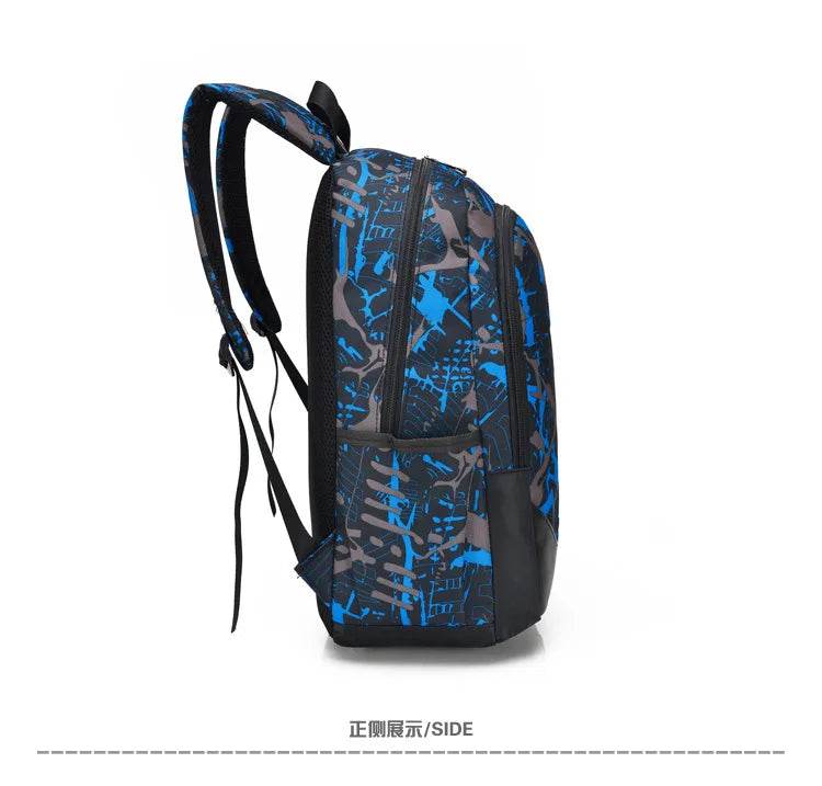 Waterproof travel laptop backpack children School Bags teenager Boys girls camouflage school Backpack set high School backpack - AIAZ
