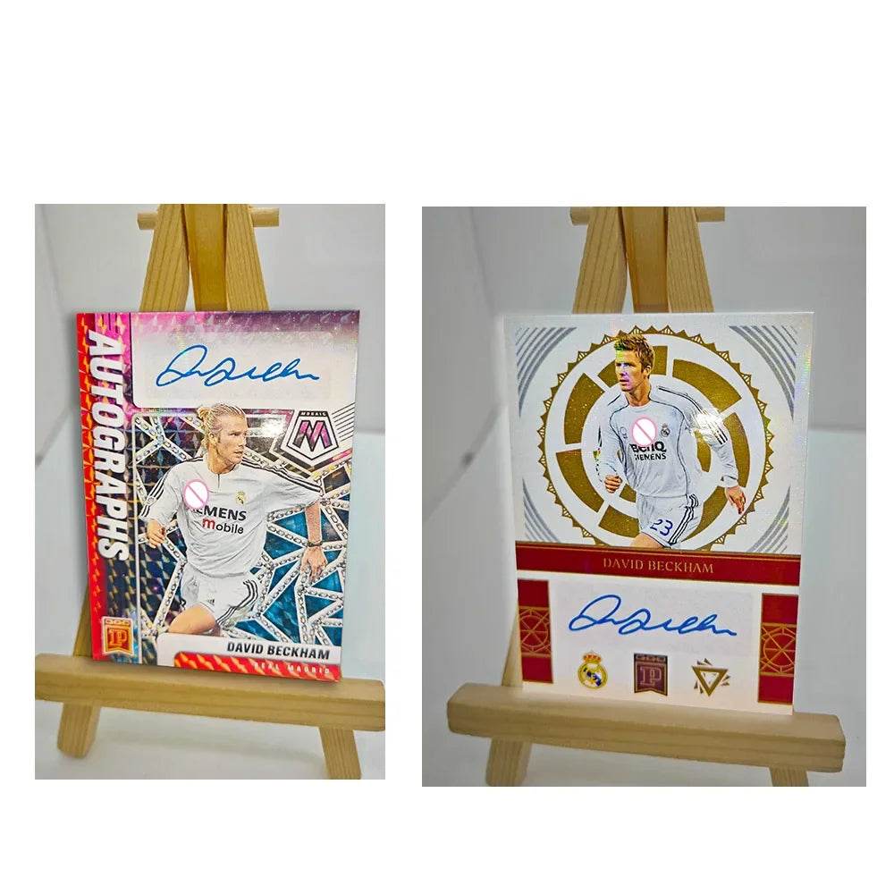 Panini collectible card laser flash DIY Messi Cristiano Ronaldo Kylian Mbappe David Beckham Card bricks Holiday gifts 1.5mmthick - AIAZ