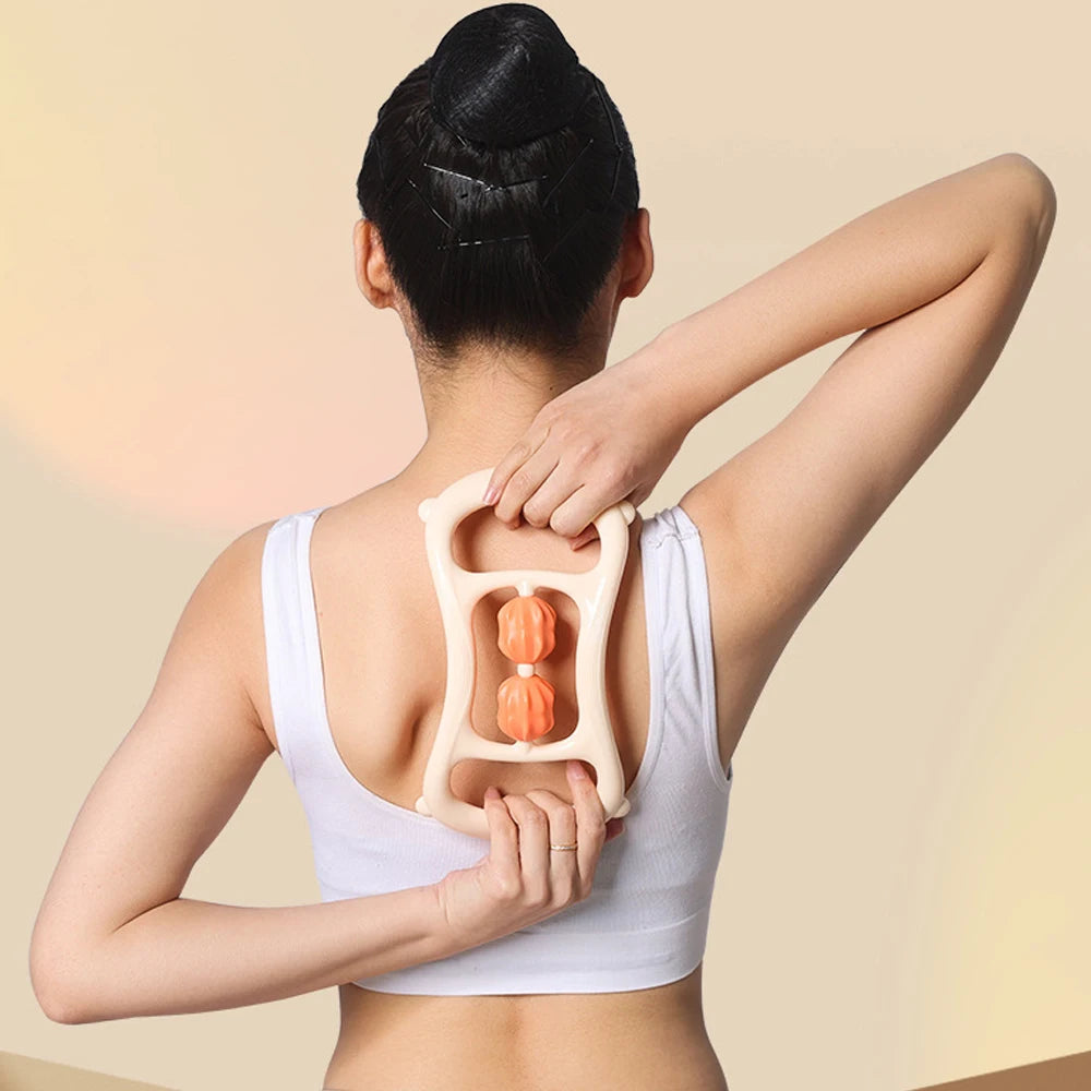 Massage Roller for Neck Thigh Calf and Leg, Personal Muscle Handheld Deep Tissue Trigger Point Foam Myofacial Tools Pro Recovery