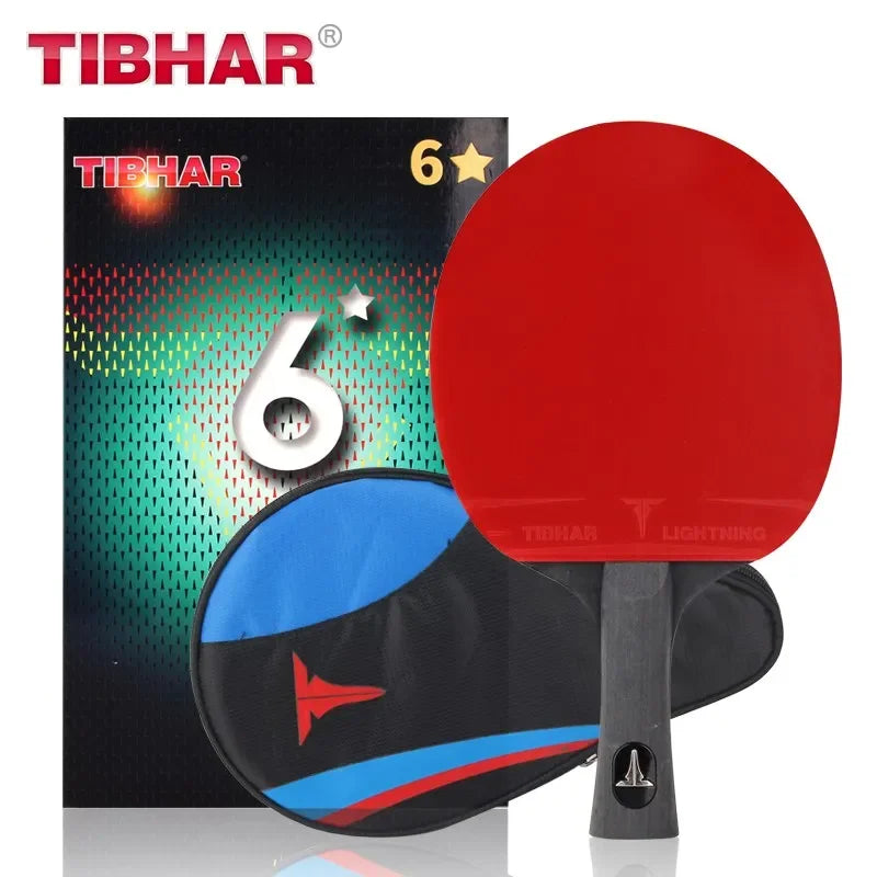 TIBHAR 6/7/8/9 Star Table Tennis Racket Superior Sticky Rubber Carbon Blade Ping Pong Rackets Professional Pimples-in Sticky