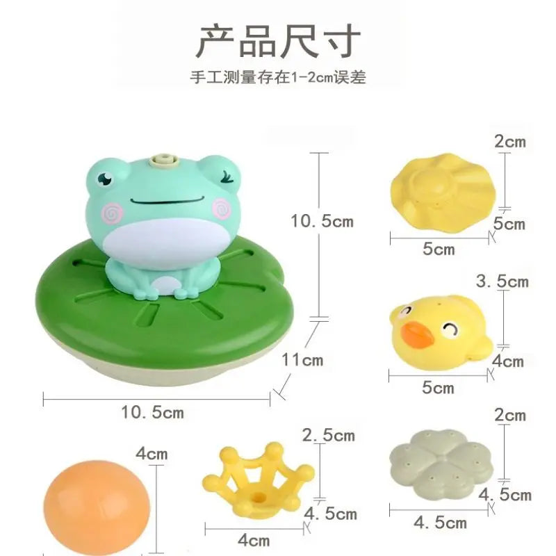Radish Submarine Shower Baby Bath Toy Infant Play Electric Shower Children Play Water Bath Artifact