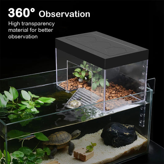 Turtle Sunbathing Room Turtle Tank Climbing Platform Aquarium Floating Island Deep-water Turtle Tank Special Climbing Platform