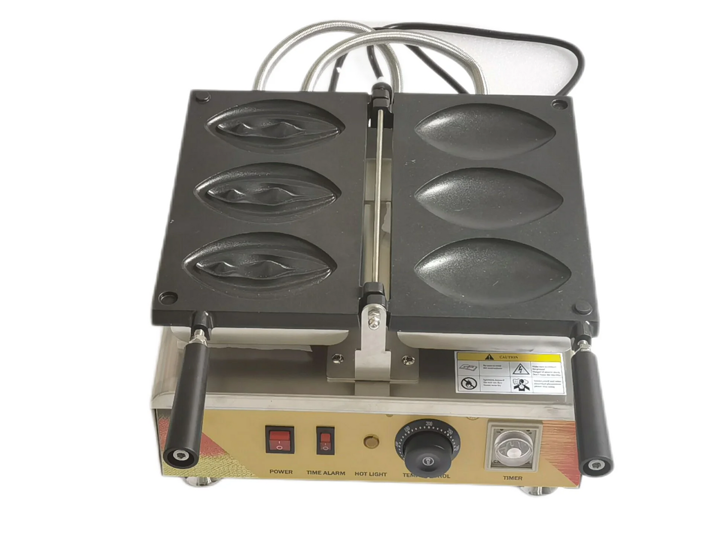 Electric DIY Dessert Maker 2400W Pancake Machine Waffle Commercial Grade for Dessert Shops Kitchen Equipment