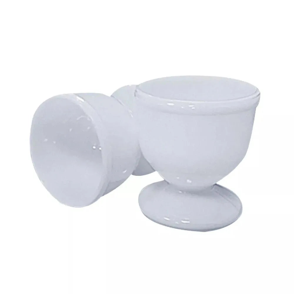White Egg Cup Holder Plastic Boiled Egg Cups Stand Rack Creative Eggs Holder Small Beer Wine Cup Breakfast Cooking Tool