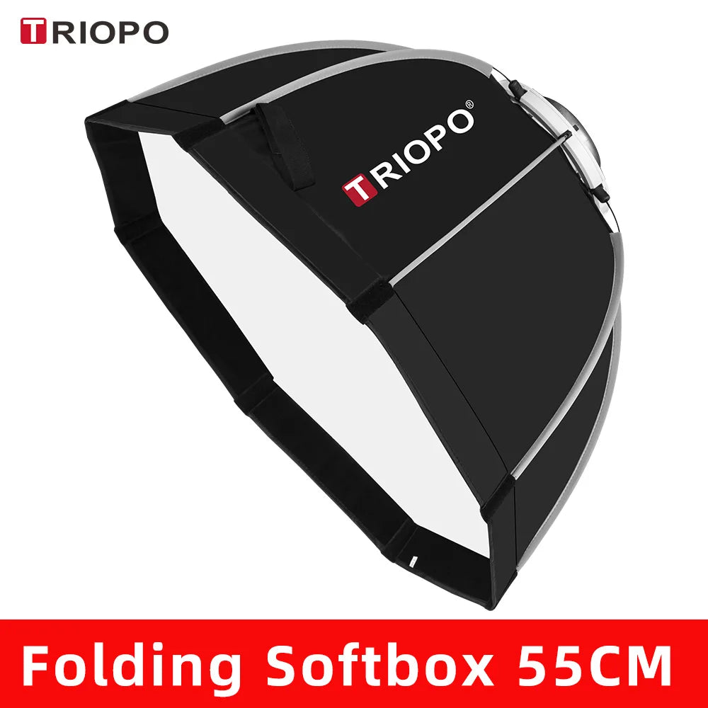 TRIOPO K3 Series Quick-Setup Octagon Softbox Bowens Mount for Sokani X100 X60 Mini Aputure 300c 200xS Godox LED Video Light