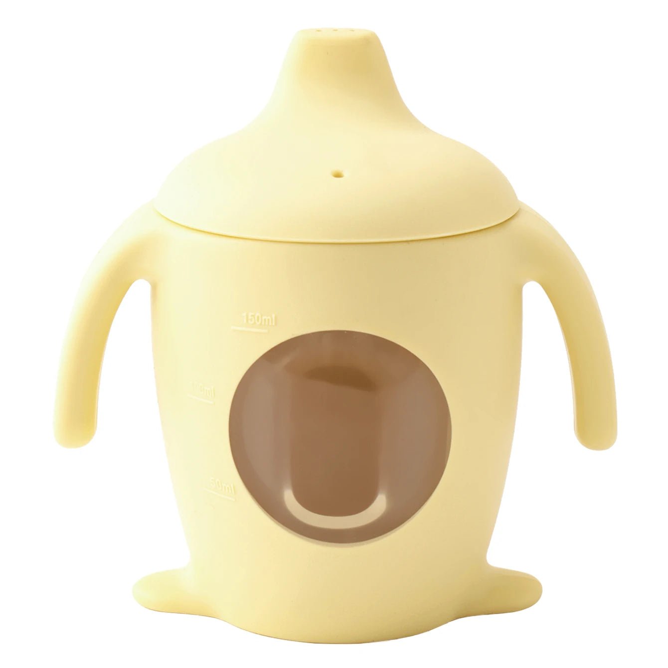 Color Kids 1PCS Silicone Penguin Sippy Cup Transparent Baby Water Bottle BPA Free Leakproof  Portable Infant Cup Baby Gifts