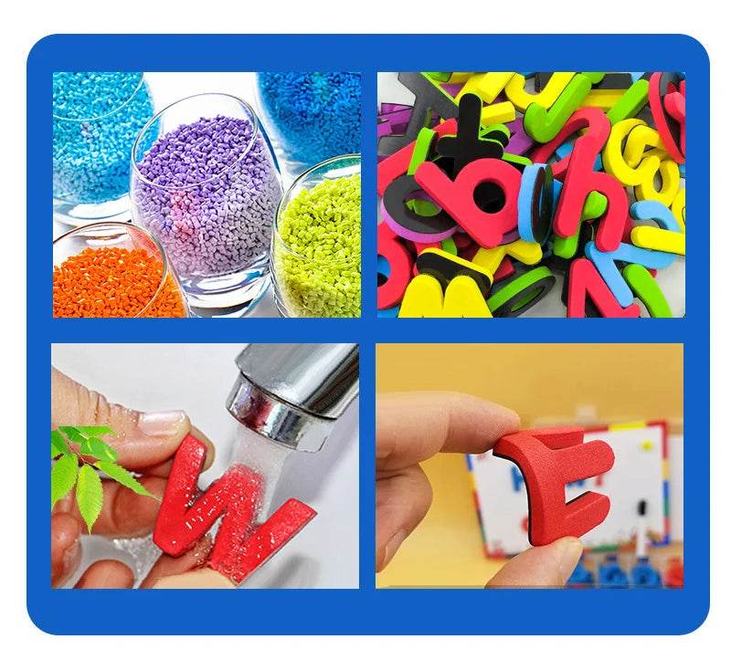 24-76pcs Magnetic Alphabet Letters EVA Foam Refrigerator Stickers Toddlers Kids Learning Spelling Counting Educational Toys Gift - AIAZ
